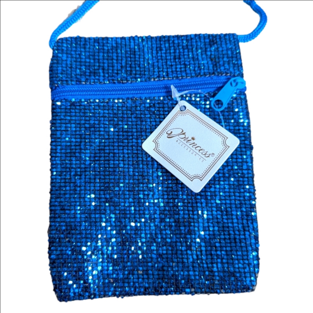 5/$20!! Princess Accessories glitter crossbody coin purse - Picture 3 of 6